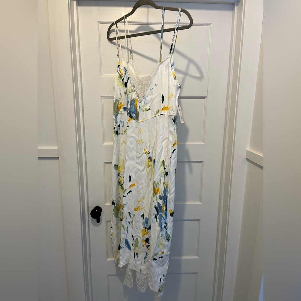 NWT Anthropologie Lace Button-Front Slip Dress MIDI Size 16 - Picture 8 of 8